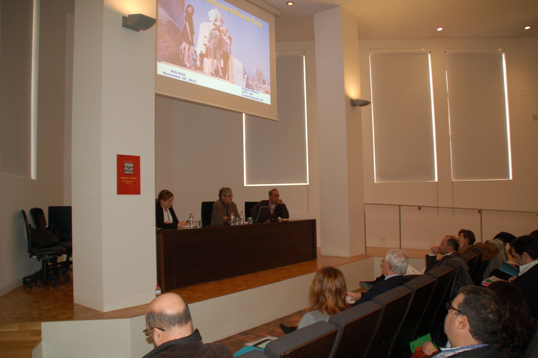 Fotografia de: El professor Eugeni Osácar inaugura l’ Assemblea General de la ‘European Film Commission Network’ a Màlaga | CETT